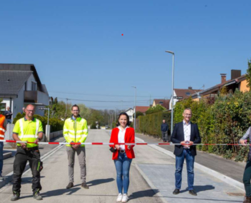 Bauabnahme Straßensanierung Großingersheim