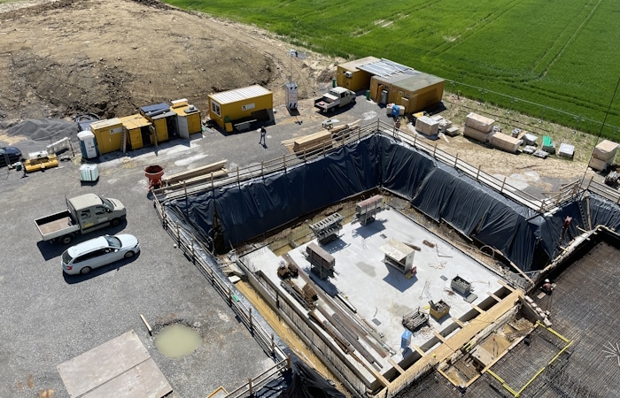 Neubau Trinkwasser-Hochbehälter Zentral Hüffenhardt-Kälbertshausen