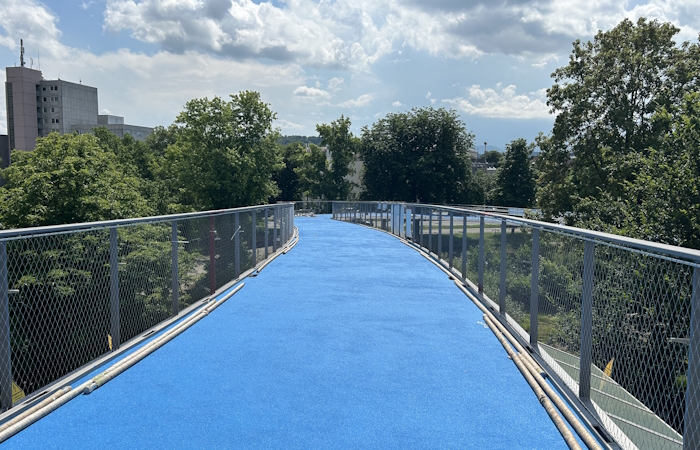 Ingenieurbau Radbrücke West Tübingen