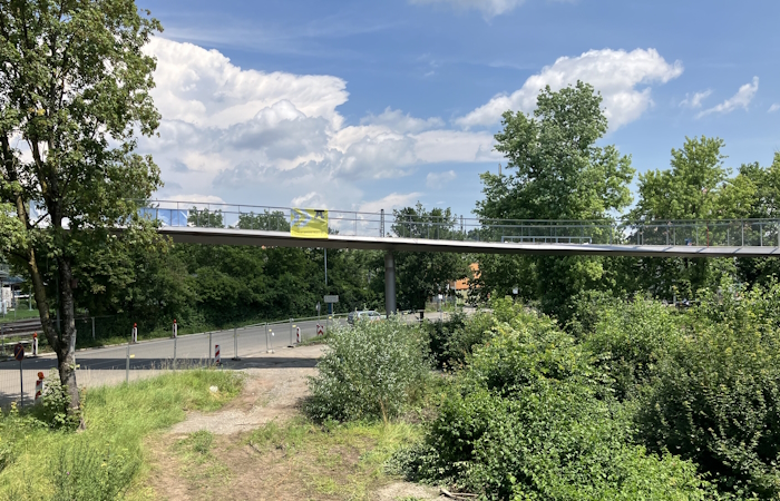 Ingenieurbau Radbrücke West Tübingen