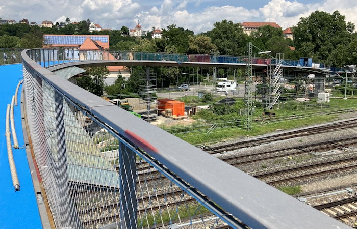 Ingenieurbau Radbrücke West Tübingen